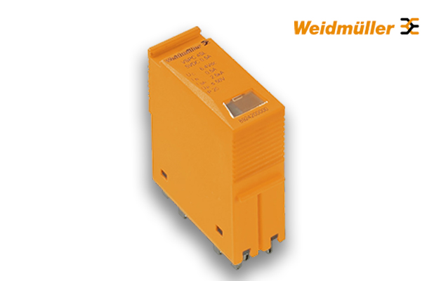 Weidmuller/魏德米勒  2-件插拔式電涌保護(hù)器 訂貨號(hào) ： 8924480000  型號(hào) ： VSPC 1CL 24VDC