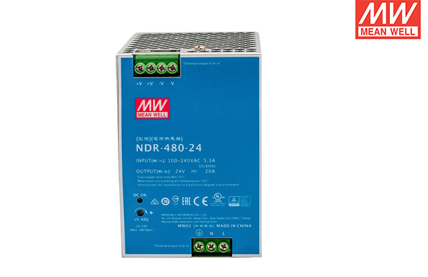 MEAN WELL/明緯電源 NDR軌道式開(kāi)關(guān)電源NDR-480-24 授權(quán)代理經(jīng)銷商